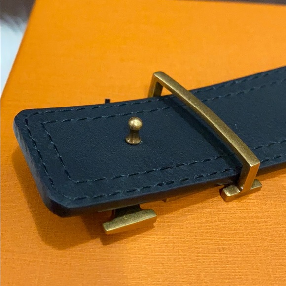 Louis Vuitton Initiales Utah Leather Belt sz40 - Picture 3 of 8